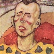 Nicolae Tonitza Clown. oil painting on canvas
